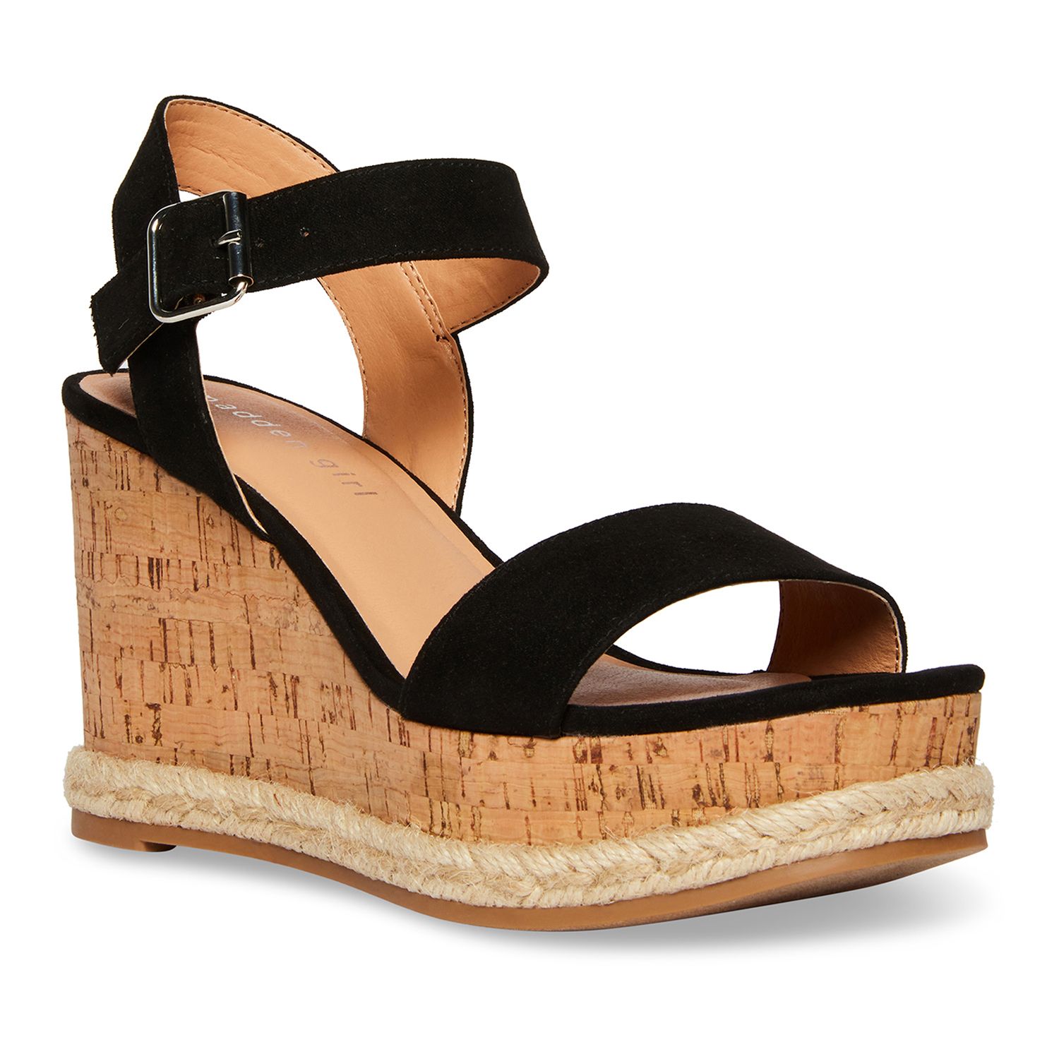 kohls black wedges