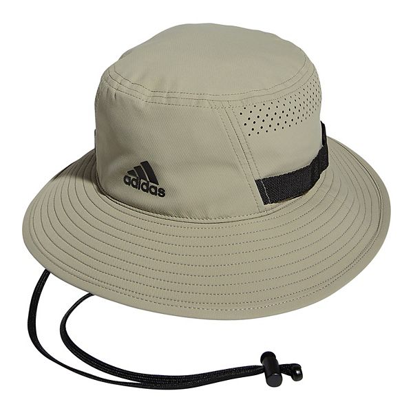 Men's adidas Victory 4 Bucket Hat - Feather Gray Black (S/M)