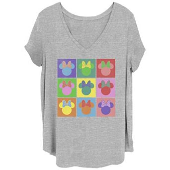Juniors' Plus Disney Warhol Minnie Mouse Poster Tee