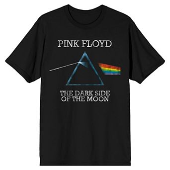 Men's Pink Floyd Dark Side Of The Moon Album Cover Art Graphic Tee