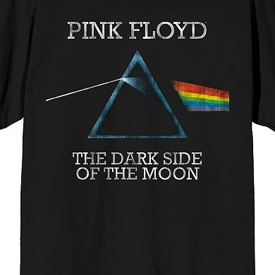 Men's Pink Floyd Dark Side Of The Moon Album Cover Art Graphic Tee