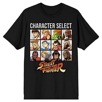 Men's Street Fighter Character Select Tee
