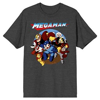 Men's Capcom MegaMan Characters Vintage Tee