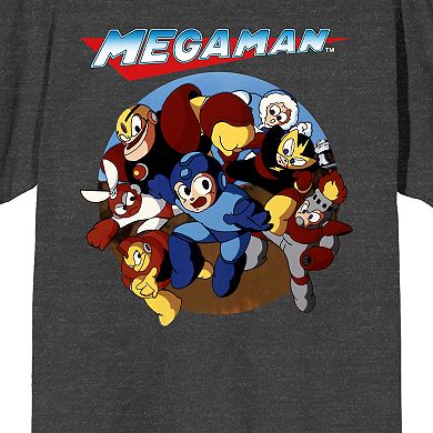 Men's Capcom MegaMan Characters Vintage Tee