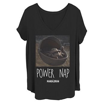 Juniors' Plus Size Star Wars The Mandalorian The Child Power Nap Tee