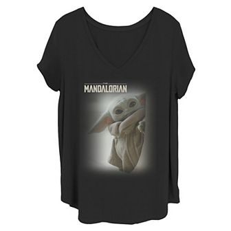 Juniors' Plus Size Star Wars The Mandalorian Epi Child Poster Tee
