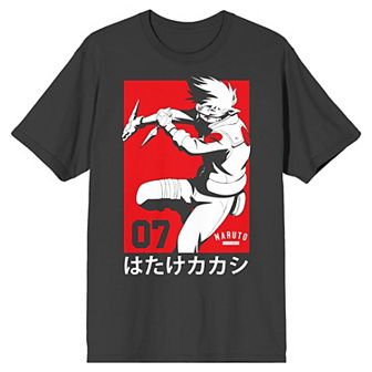 Men's Naruto Kakashi Team 07 Anime Tee