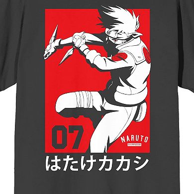 Men's Naruto Kakashi Team 07 Anime Tee