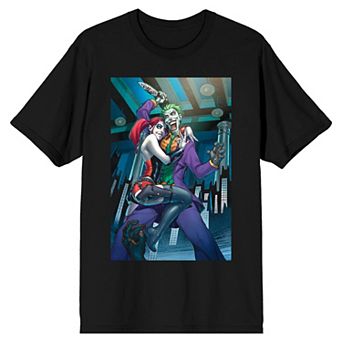 Men's Joker and Harley Quinn Cuddle Tee