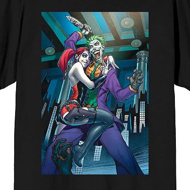 Men's Joker and Harley Quinn Cuddle Tee