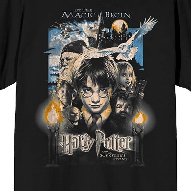 Men's Harry Potter Let The Magic Begin Tee