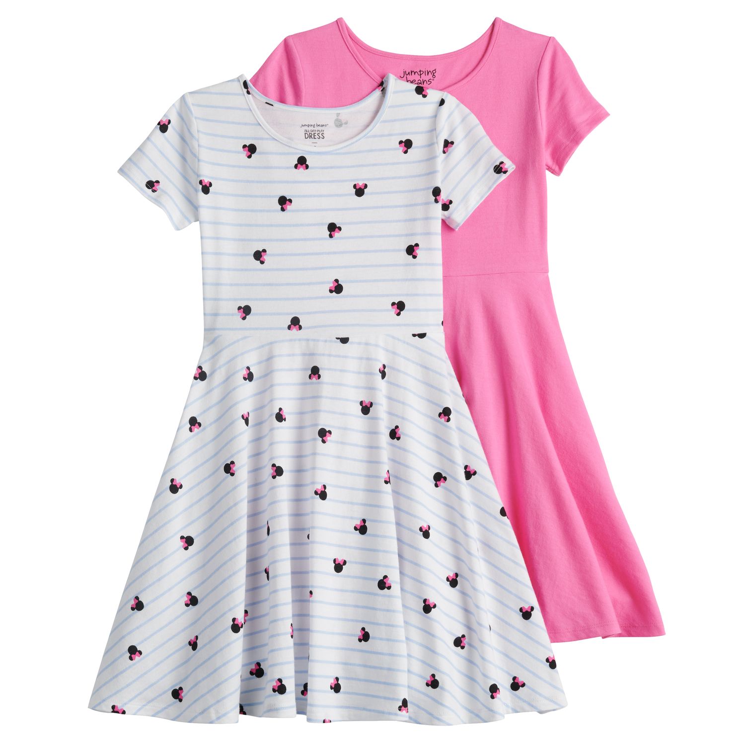 Image for Disney/Jumping Beans Disney's Minnie Mouse Girls 4-12 Two-Pack Skater Dresses by Jumping Beans® at Kohl's.
