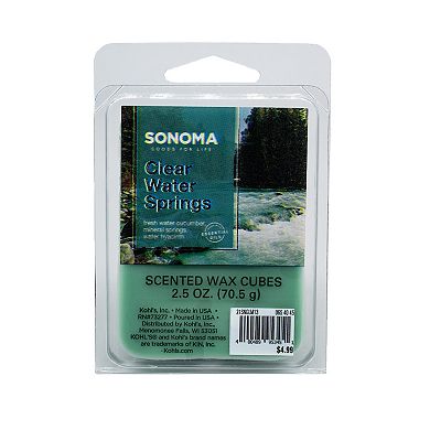 Sonoma Goods For Life 2.5-oz. Clear Water Springs Wax Melt 6-piece Set