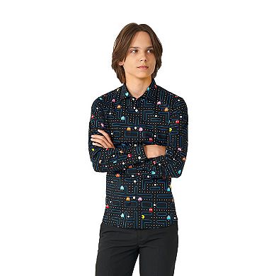 Boys 10-16 OppoSuits Pac-Man Print Button-Down Shirt