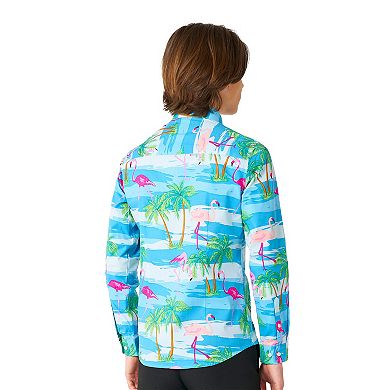 Boys 10-16 OppoSuits Flaminguy Tropical Shirt