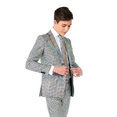 Boys 10-16 OppoSuits Metallic Disco Ball 3-Piece Party Suit