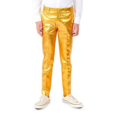 Boys 10-16 OppoSuits Gold Metallic 3-Piece Party Suit