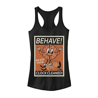 Juniors' Marvel Loki Miss Minutes Is Always Watching Racerback Tank Top