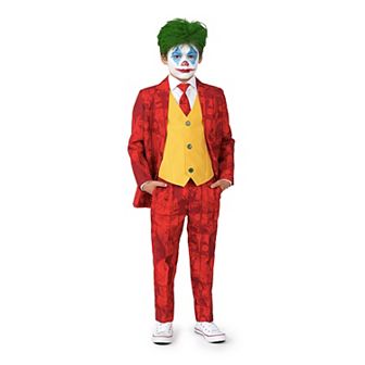 Boys 4-16 Suitmeister Scarlet Joker Batman Halloween Suit