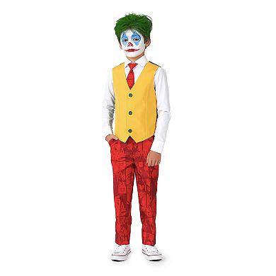 Boys 4-16 Suitmeister Scarlet Joker Batman Halloween Suit