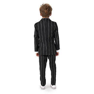 Boys 4-16 Suitmeister Oversized Pinstripe Black Glow-in-the-Dark Suit