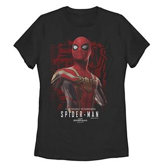Juniors' Marvel Spider-Man "No Way Home" Spidey Hero Portait Tee