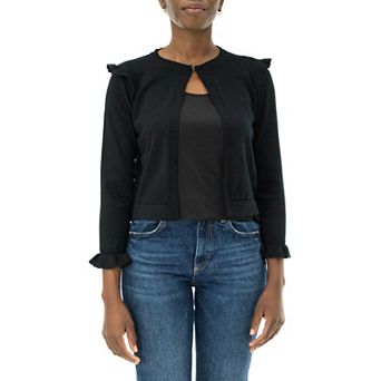 Women's Nina Leonard Ruffle Bolero