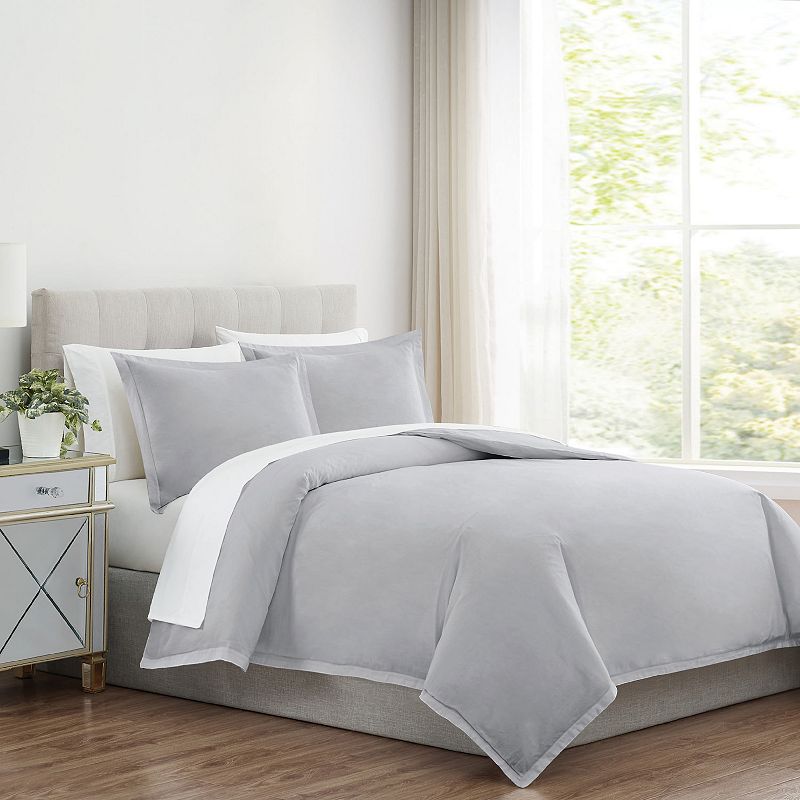 39276812 Charisma 310 Thread Count Cotton Solid Duvet Cover sku 39276812