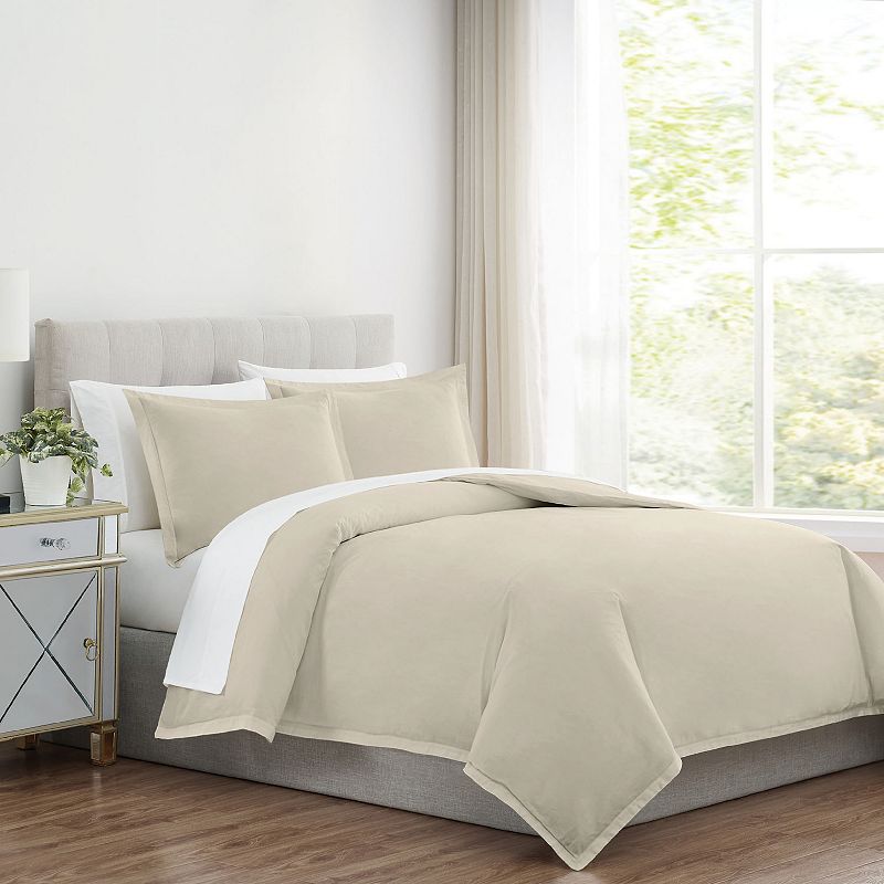 61965500 Charisma 310 Thread Count Cotton Solid Duvet Cover sku 61965500