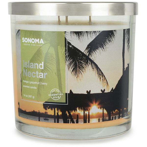Sonoma Goods For Life® Island Nectar 14oz. Triple Pour Candle Jar