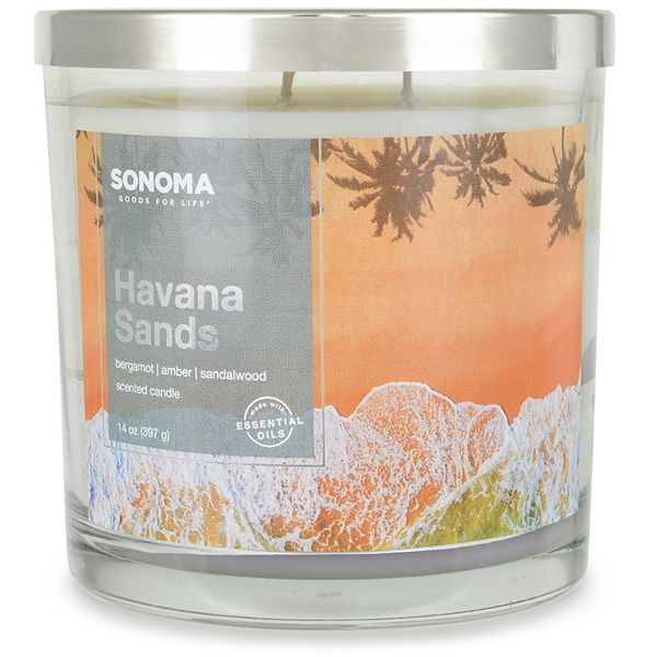 Sonoma Goods For Life® Havana Sands 14oz. Triple Pour Candle Jar