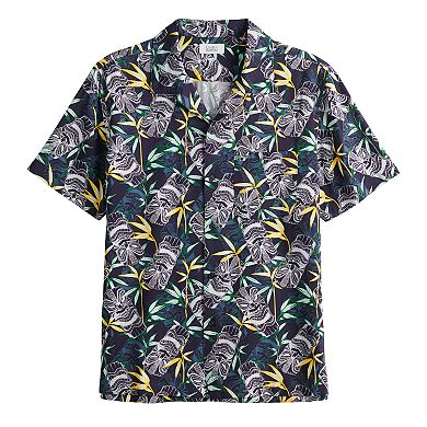 Men's Croft & Barrow® Regular-Fit Linen-Blend Button-Down Shirt