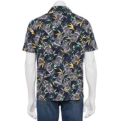 Men's Croft & Barrow® Regular-Fit Linen-Blend Button-Down Shirt