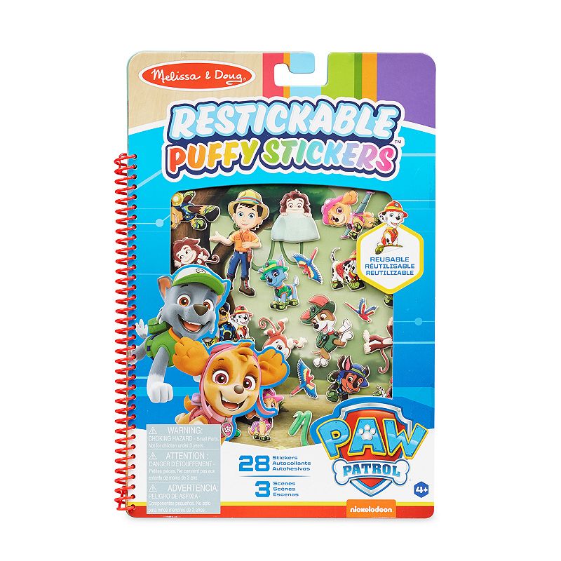 UPC 000772332583 product image for Melissa & Doug PAW Patrol Jungle Puffy Sticker Pad, Multicolor | upcitemdb.com