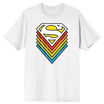 Men's Superman Logo Comic Book Tee