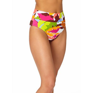 Women's Catalina Tropical UPF 50+ High-Waist Swim Bottoms