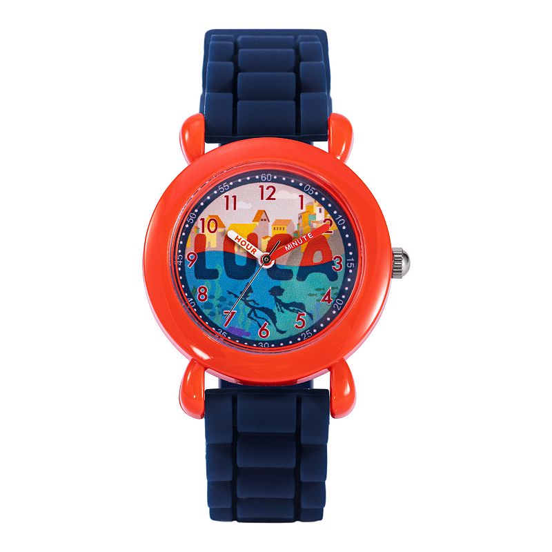Disney's Luca, Luca (Sea Monster) & Alberto (Sea Monster) Kids' Time Teacher Watch, Boy's, Size: Medium, Blue