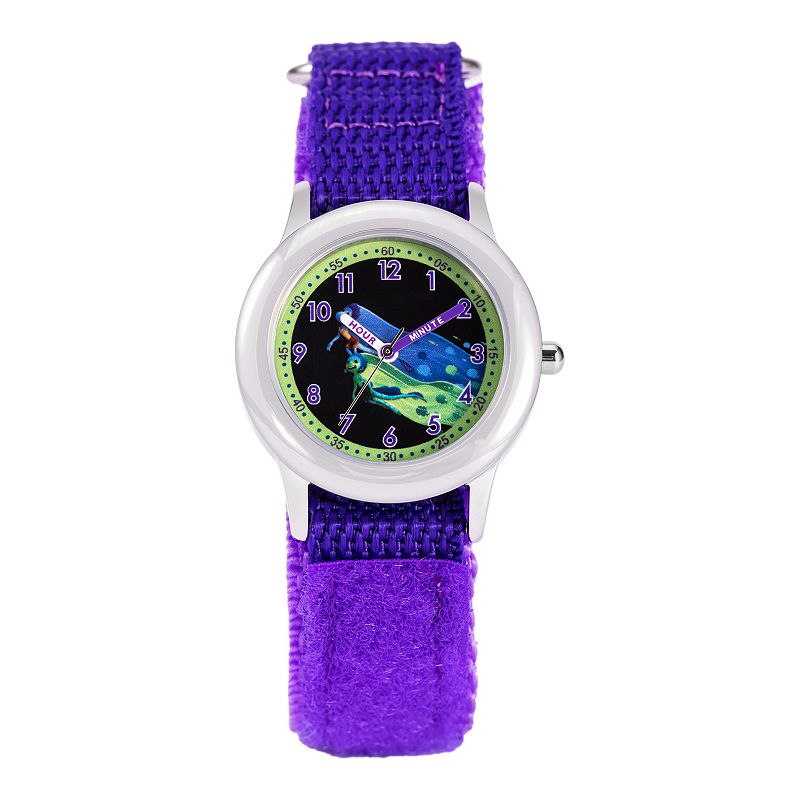 Disney's Luca, Luca (Sea Monster) & Alberto (Sea Monster) Kids' Time Teacher Watch, Girl's, Size: Medium, Purple