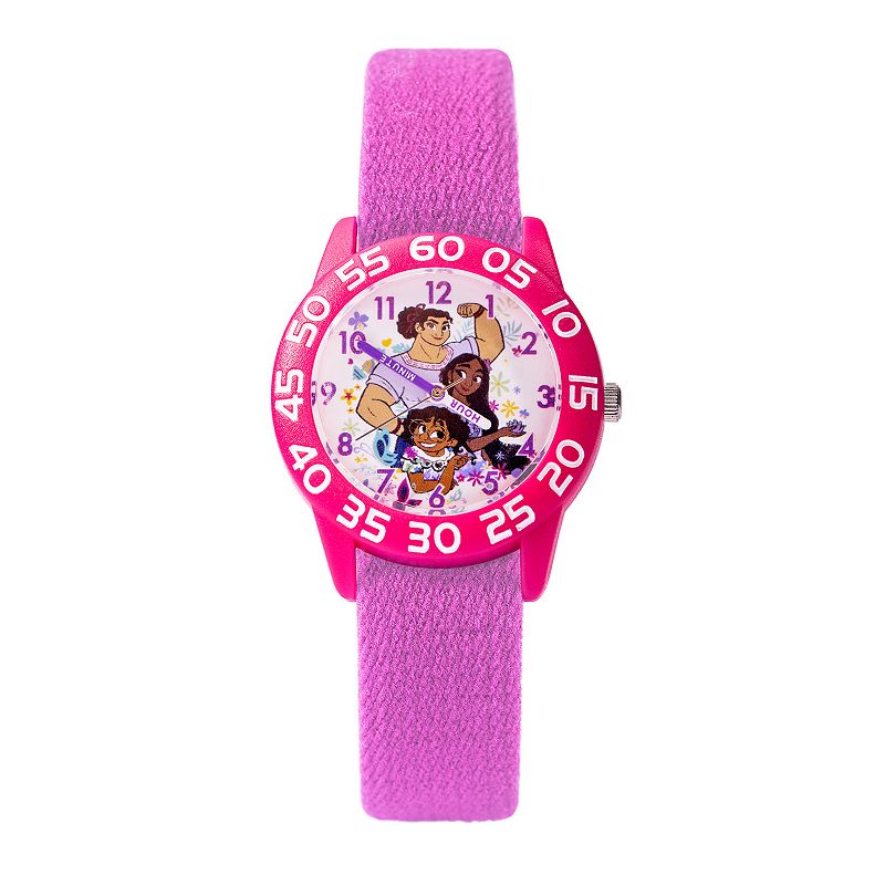 Disney's Encanto Isabela, Luisa & Mirabel Kids' Time Teacher Watch, Girl's, Size: Medium, Purple