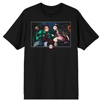 Men's Demon Slayer Siblings Anime Tee