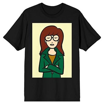 Men's Daria Adult Cartoon Graphic Tee