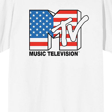 Men's MTV American Flag Tee