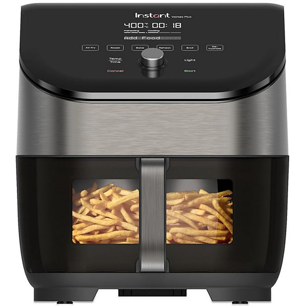 Instant Pot Vortex Plus Stainless Steel 6-in-1 Air Fryer with ClearCook and  OdorErase