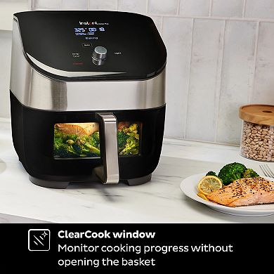 Instant Pot Vortex Plus Stainless Steel 6-in-1 Air Fryer with ClearCook and OdorErase