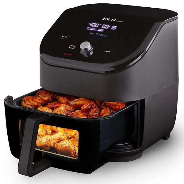 Free shipping Air Fryer Plus, 6-in-1 Countertop Microwave Air Fryer Oven  Combo with Convection, Black - AliExpress