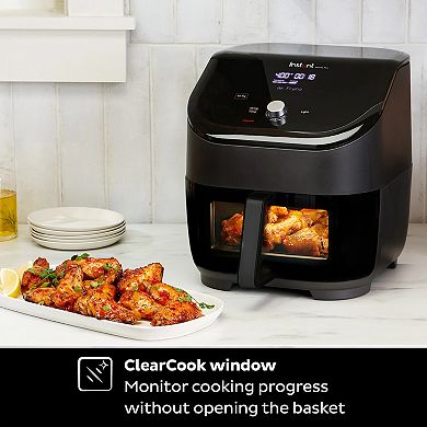 Instant Pot Vortex Plus Black 6-in-1 Air Fryer with ClearCook