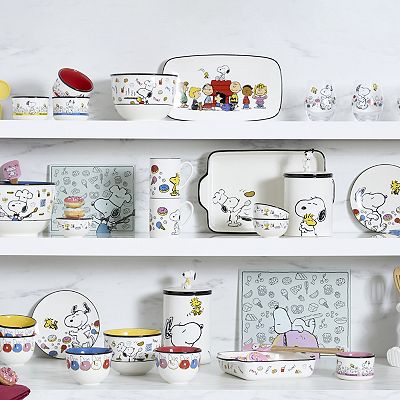 Lenox Peanuts Chef Snoopy Figural Utensil Crock 4-Piece Set