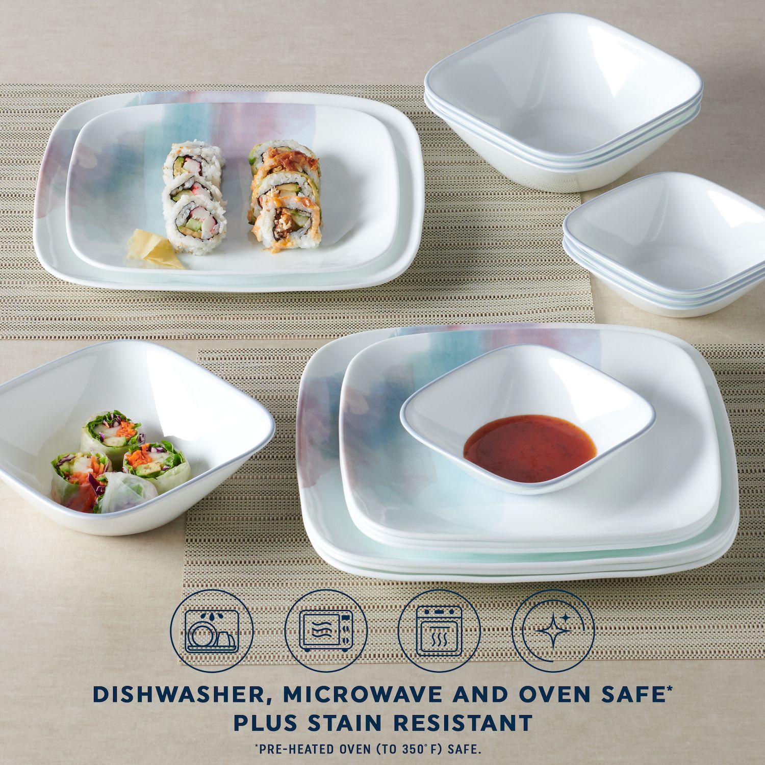 Corelle Aquarello Dinnerware Set - Thumbnail 4