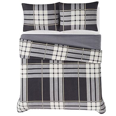 Truly Soft Milo Plaid Flannel Comforter Set with Shams