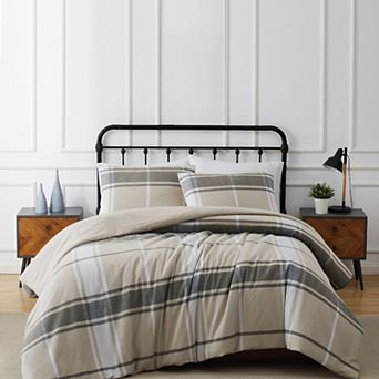 Truly Soft Preston Plaid Flannel Comforter Set with Shams